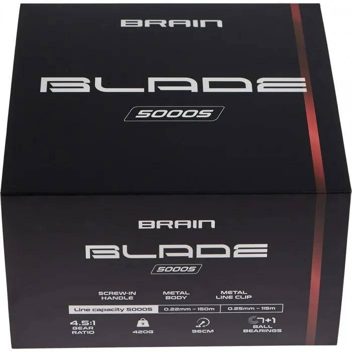 Котушка Brain Blade 6000S (8) 4.5:1, потужна, під тонкий шнур