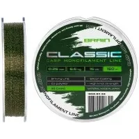 Волосінь Brain Classic Carp Line (150 м) колір 3D camo, 0.28 мм