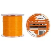 Волосінь Brain Classic Carp Line (600 м) колір Solid orange, 0.25 мм