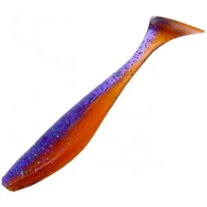 Силикон съедобный FishUp Wizzle Shad 3" (8 шт) 207 Dark Violet Orange