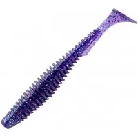 Силікон їстівний FishUp U-Shad 3.5" (8 шт) 060 Dark Violet Peacock Silver