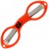 Ножницы Select (SL-SJ05) складные, 10.2 см, цв. Оранжевый