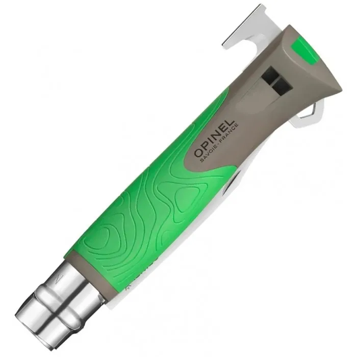 Ніж складаний Opinel номер 12 Explore Tick Remover Green (Satin) колір Зелений