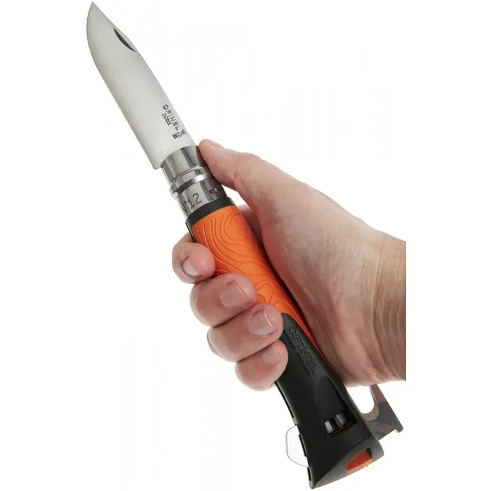 Ніж складаний Opinel номер 12 Explore Tick Remover Orange (Satin) колір Помаранчевий