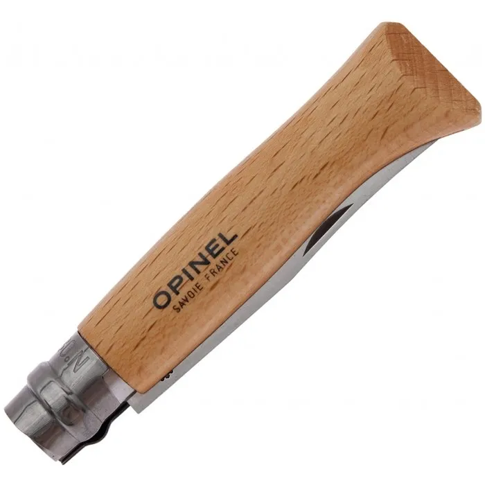 Нож складной Opinel номер 8 VRI Picnic+ (Satin) цвет Коричневый