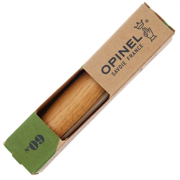 Нож складной Opinel номер 9 VRI дуб (Satin) цвет Коричневый