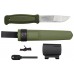 Нож с фиксированным клинком Morakniv Kansbol Survival Kit, цвет Зеленый