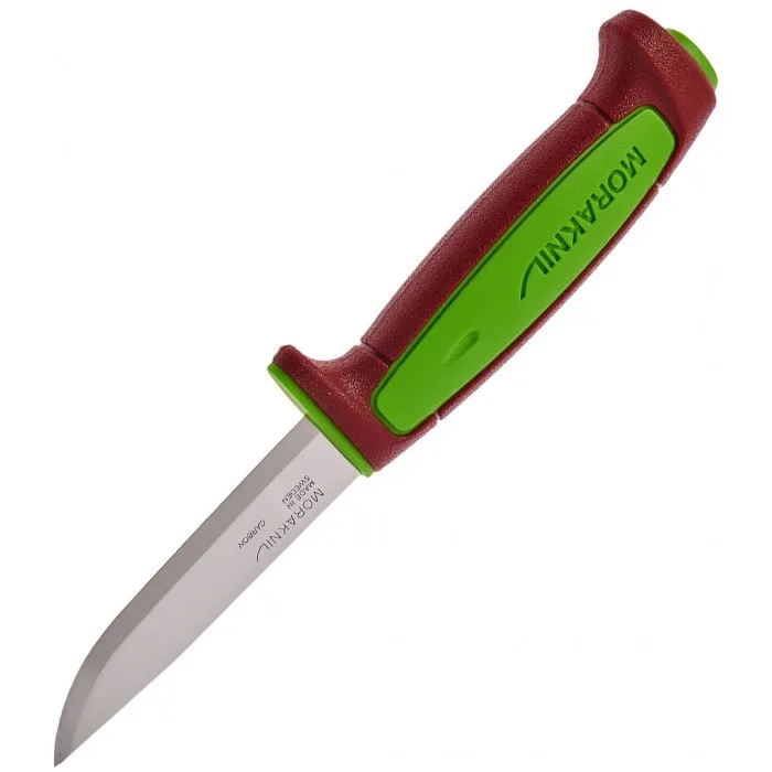 Нож с фиксированным клинком Morakniv Basic 511 LE Ivy Green/Dala Red, цвет Зеленый