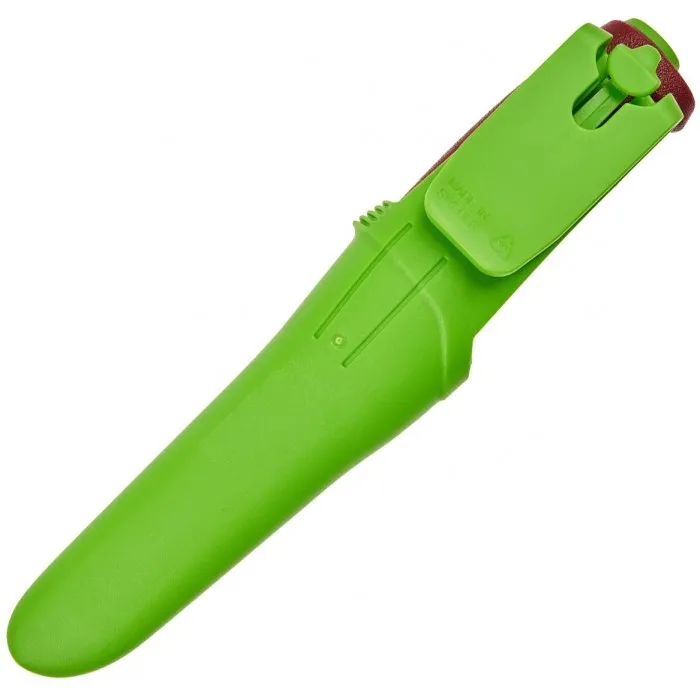 Нож с фиксированным клинком Morakniv Basic 511 LE Ivy Green/Dala Red, цвет Зеленый