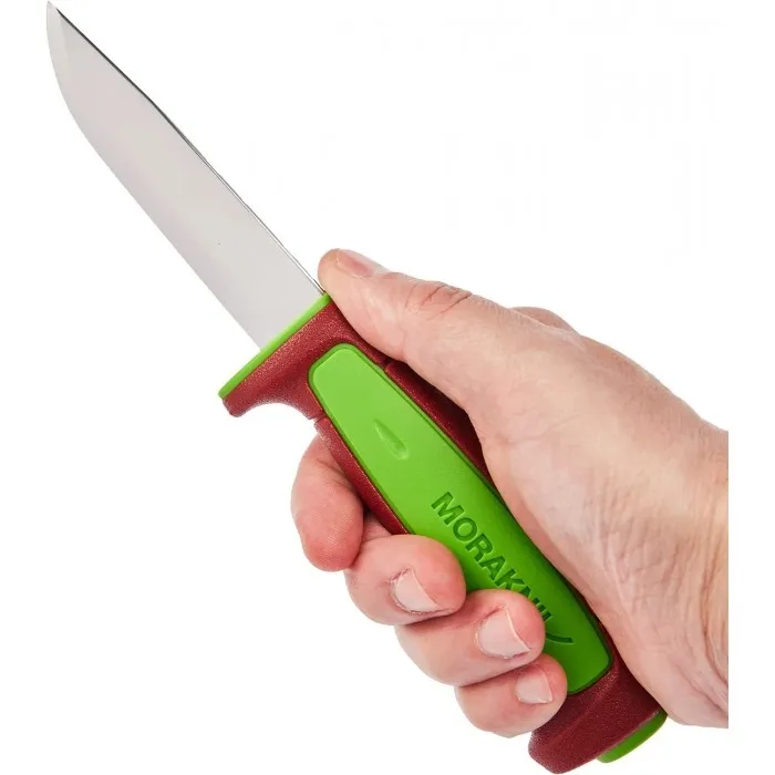 Нож с фиксированным клинком Morakniv Basic 511 LE Ivy Green/Dala Red, цвет Зеленый