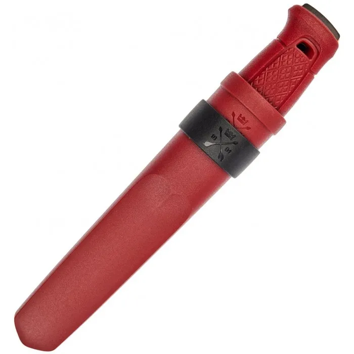 Нож с фиксированным клинком Morakniv Garberg Black Blade (DLC) Dala Red, ручка коричневая