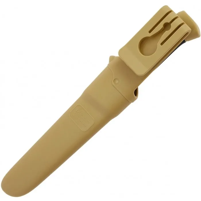 Нож с фиксированным клинком Morakniv Companion S Desert, цвет Коричневый