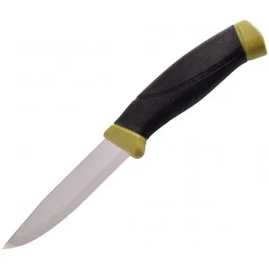 Нож с фиксированным клинком Morakniv Companion S Olive Green, цвет Зеленый