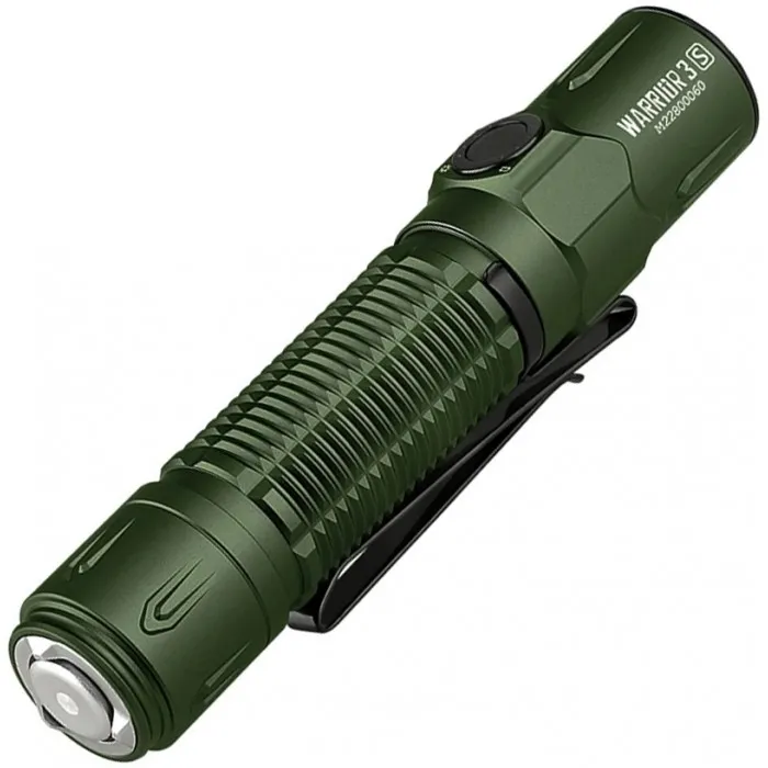 Ліхтарик ручний Olight Warrior 3S (2300 Lm) OD Green, Зелений