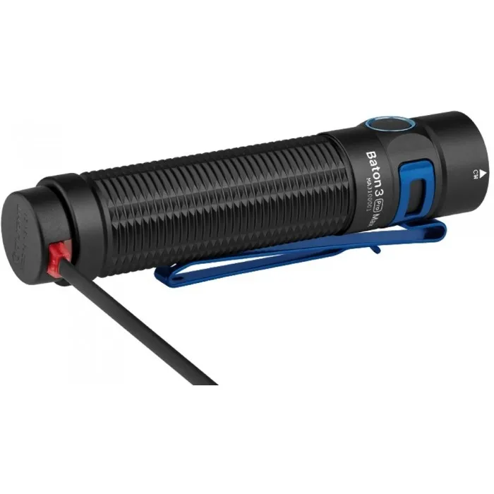 Ліхтарик ручний Olight Baton 3 Pro Max (2500 Lm) Black, Чорний