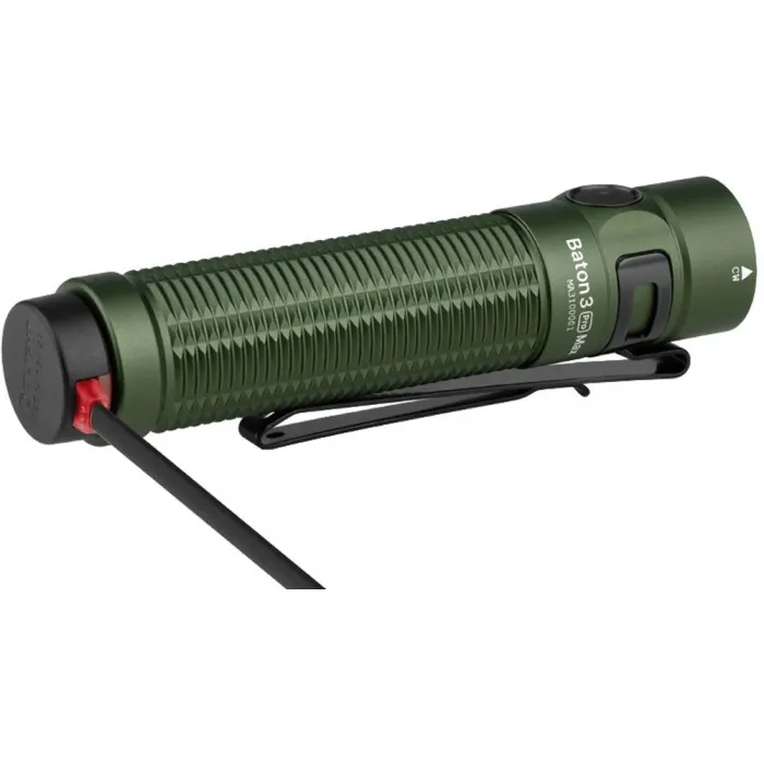 Ліхтарик ручний Olight Baton 3 Pro Max (2500 Lm) OD Green, Зелений