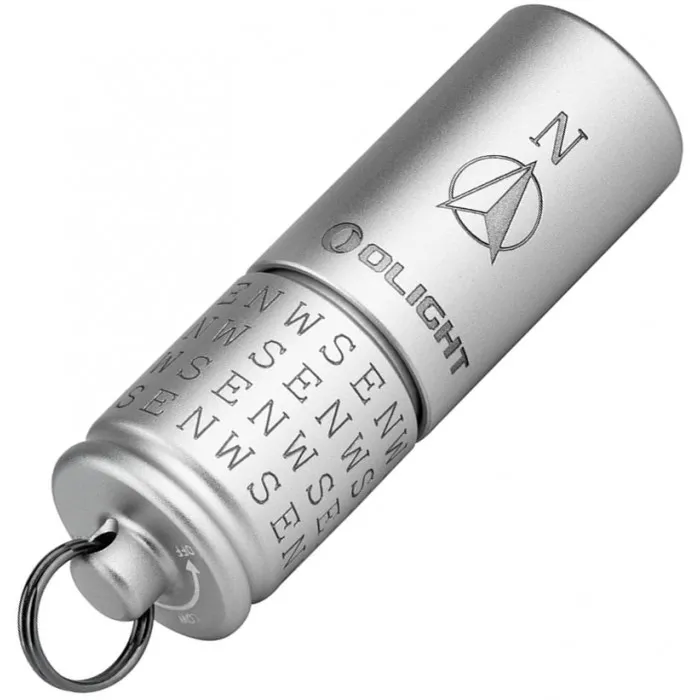 Ліхтарик-брелок Olight 1R 2 PRO North (180 Lm) Silver, Сірий