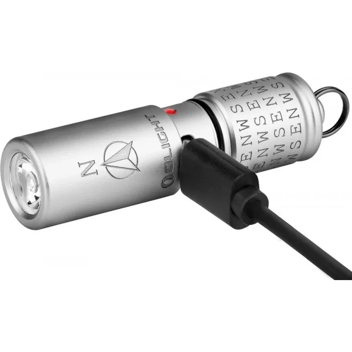 Ліхтарик-брелок Olight 1R 2 PRO North (180 Lm) Silver, Сірий