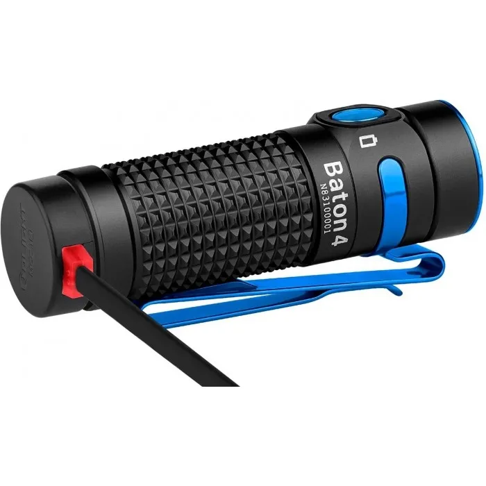 Ліхтарик ручний Olight Baton 4 (1300 Lm) Black, Чорний