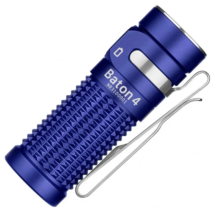 Фонарик ручной Olight Baton 4 (1300 Lm) Regal Blue, Синий