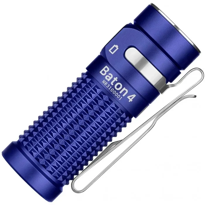 Ліхтарик ручний Olight Baton 4 Premium (1300 Lm) Regal Blue, Синій