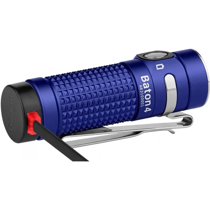 Фонарик ручной Olight Baton 4 Premium (1300 Lm) Regal Blue, Синий