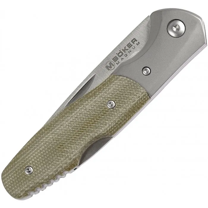 Нож складной Boker Magnum Nice (Satin) Od green, цвет Зеленый