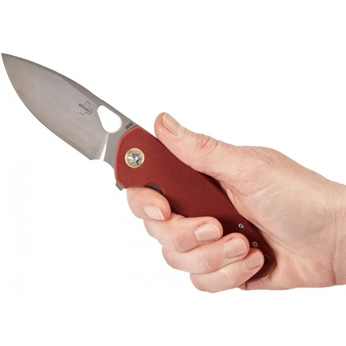 Нож складной Boker Plus Little Friend (Satin) Red, цвет Красный