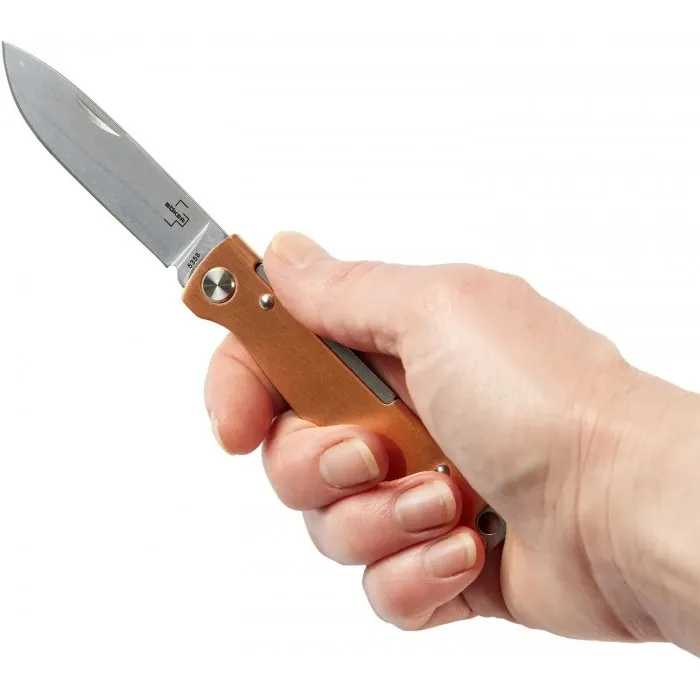 Ніж складаний Boker Plus Atlas Copper (Satin) Copper, колір Помаранчевий