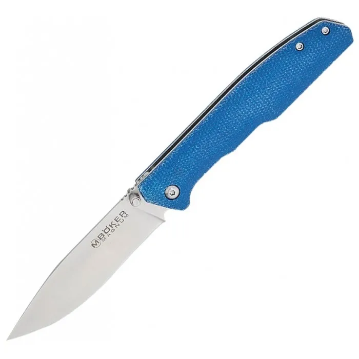 Нож складной Boker Deep Blue Canvas (Satin) цвет Голубой