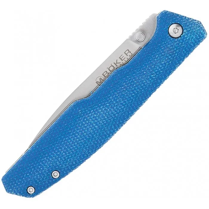 Ніж складаний Boker Magnum Deep Blue Canvas (Satin) колір Блакитний