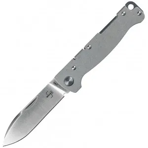 Нож складной Boker Plus Atlas Backlock Droppoint (Satin) Grey, цвет Серый