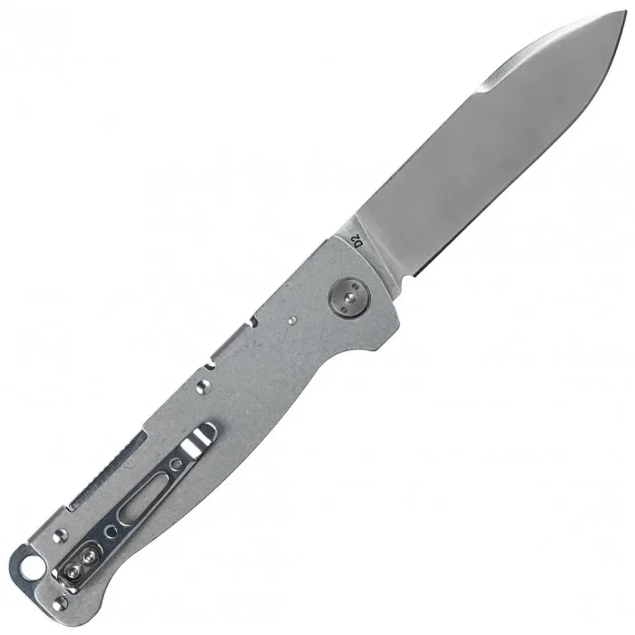 Нож складной Boker Plus Atlas Backlock Droppoint (Satin) Grey, цвет Серый