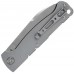 Ніж складаний Boker Plus Atlas Backlock Droppoint (Satin) Grey, колір Сірий