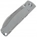 Ніж складаний Boker Plus Atlas Backlock Droppoint (Satin) Grey, колір Сірий