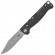 Нож складной Boker Plus Atlas Backlock Clippoint (Satin) Black, цвет Черный