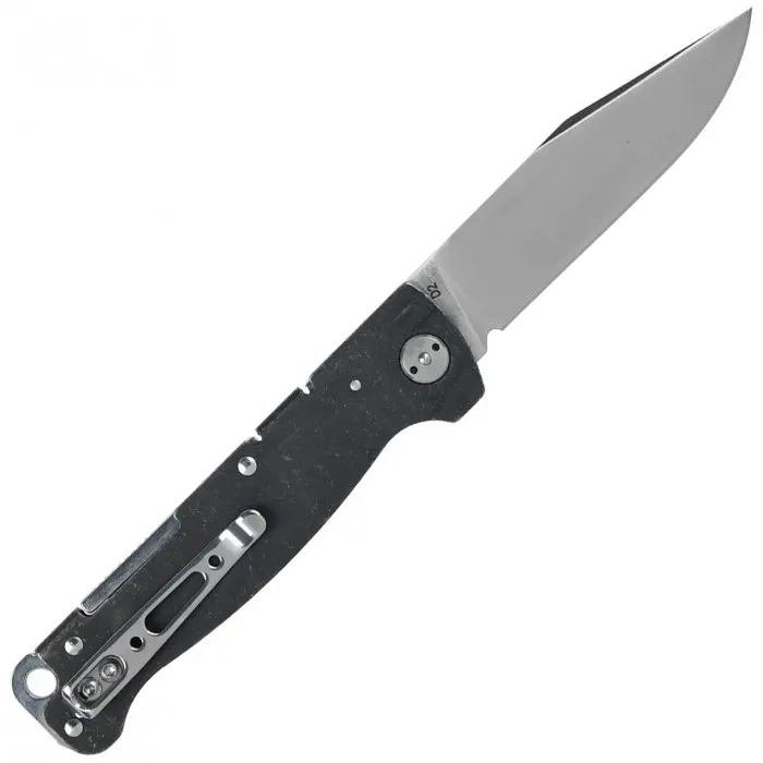 Ніж складаний Boker Plus Atlas Backlock Clippoint (Satin) Black, колір Чорний