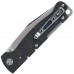 Нож складной Boker Plus Atlas Backlock Clippoint (Satin) Black, цвет Черный