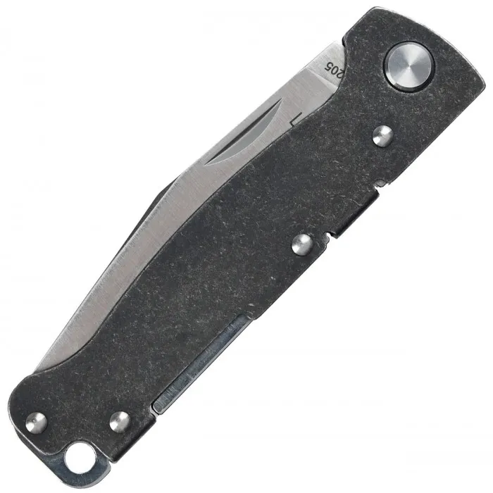 Ніж складаний Boker Plus Atlas Backlock Clippoint (Satin) Black, колір Чорний