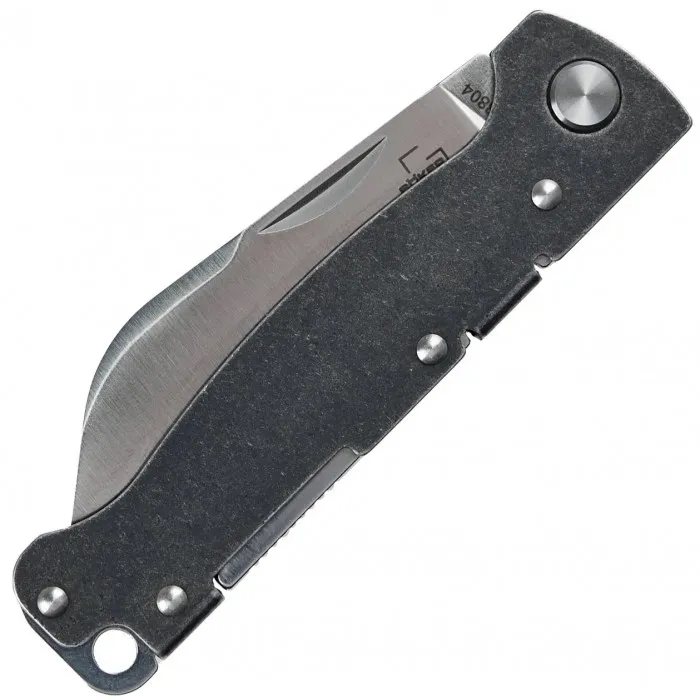 Нож складной Boker Plus Atlas Backlock Sheepfoot (Satin) Black, цвет Черный