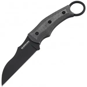 Ніж із фіксованим клинком Boker Magnum Straight Karambit (Black), колір Чорний