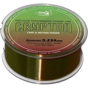 Леска Katran Crypton Carp Method Feeder (300 м) цв. Зеленый, 0.234 мм