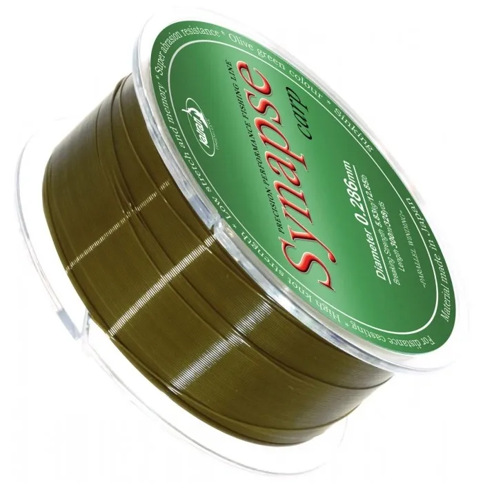 Леска Katran Synapse Carp (300 м) Olive Green, цвет Зеленый, 0.286 мм