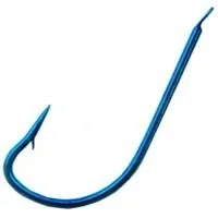 Крючок одинарный Owner Akita Sode (17 шт) цв. Синий, номер 8