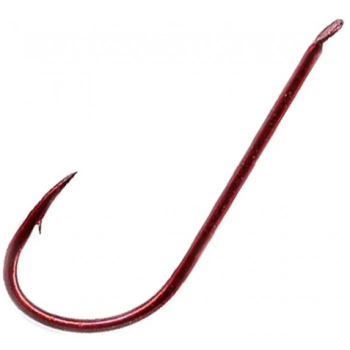 Крючок одинарный Owner Just Kisu (16 шт) цв. Красный, номер 16