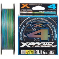 Шнур YGK X-Braid Upgrade X4 (3 colored) 120m #0.6/0.128mm 12lb/5.4kg