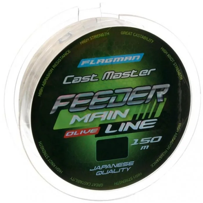 Леска Flagman Cast Master Feeder Main Line (150 м) цв. зеленый, 0.2 мм