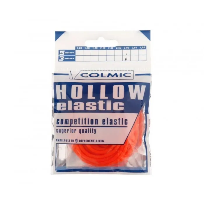 Амортизатор для штекера Colmic Hollow Elastic 3 м Orange 3 мм