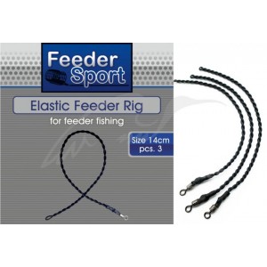Амортизирующая резина Feeder Sport Elastic Feeder Rig 14cm
