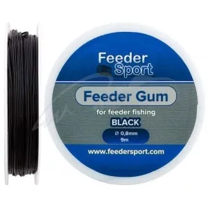 Амортизирующая резина Feeder Sport Feeder Gum 0.8мм 9м (black)